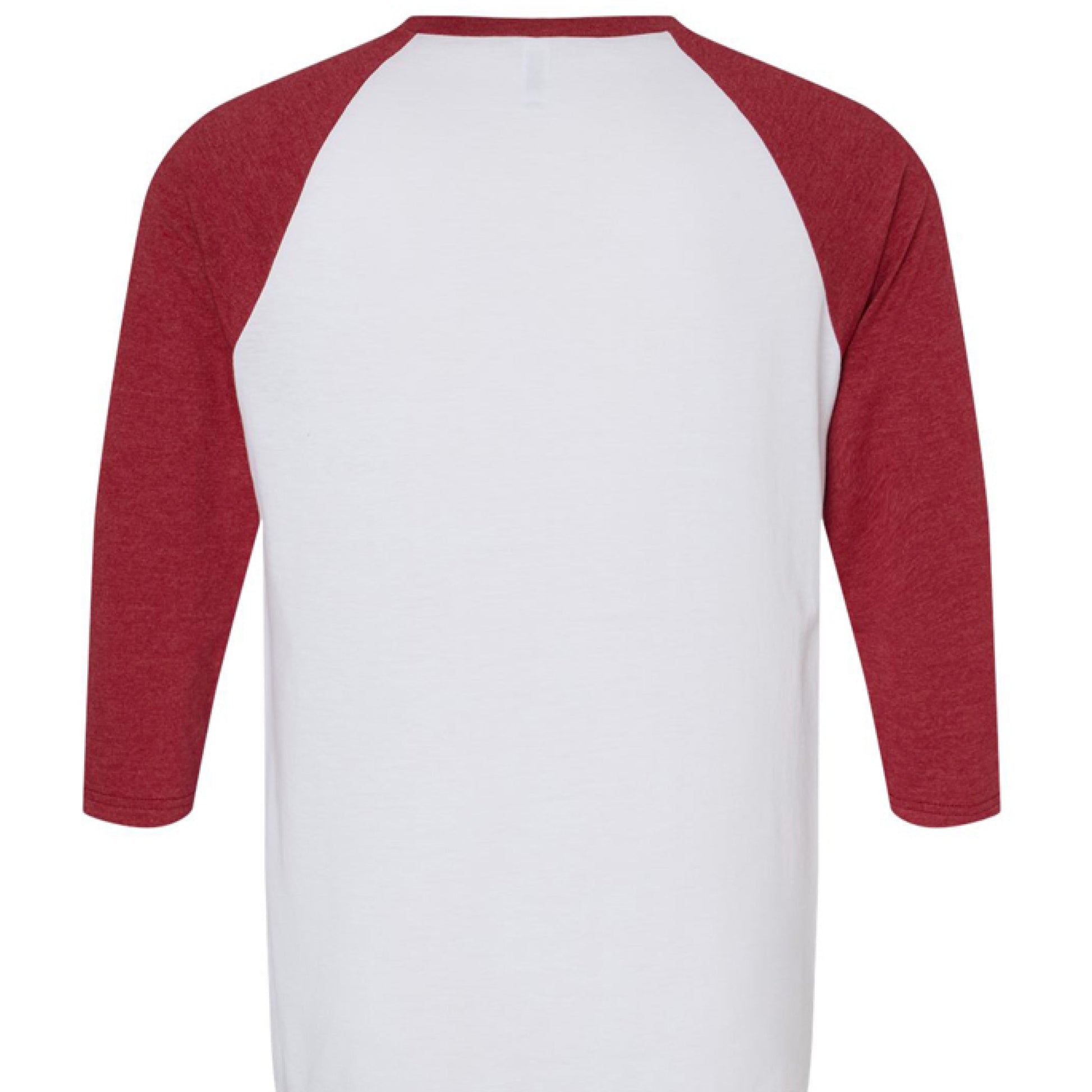 White/ Heather Cardinal - BACK