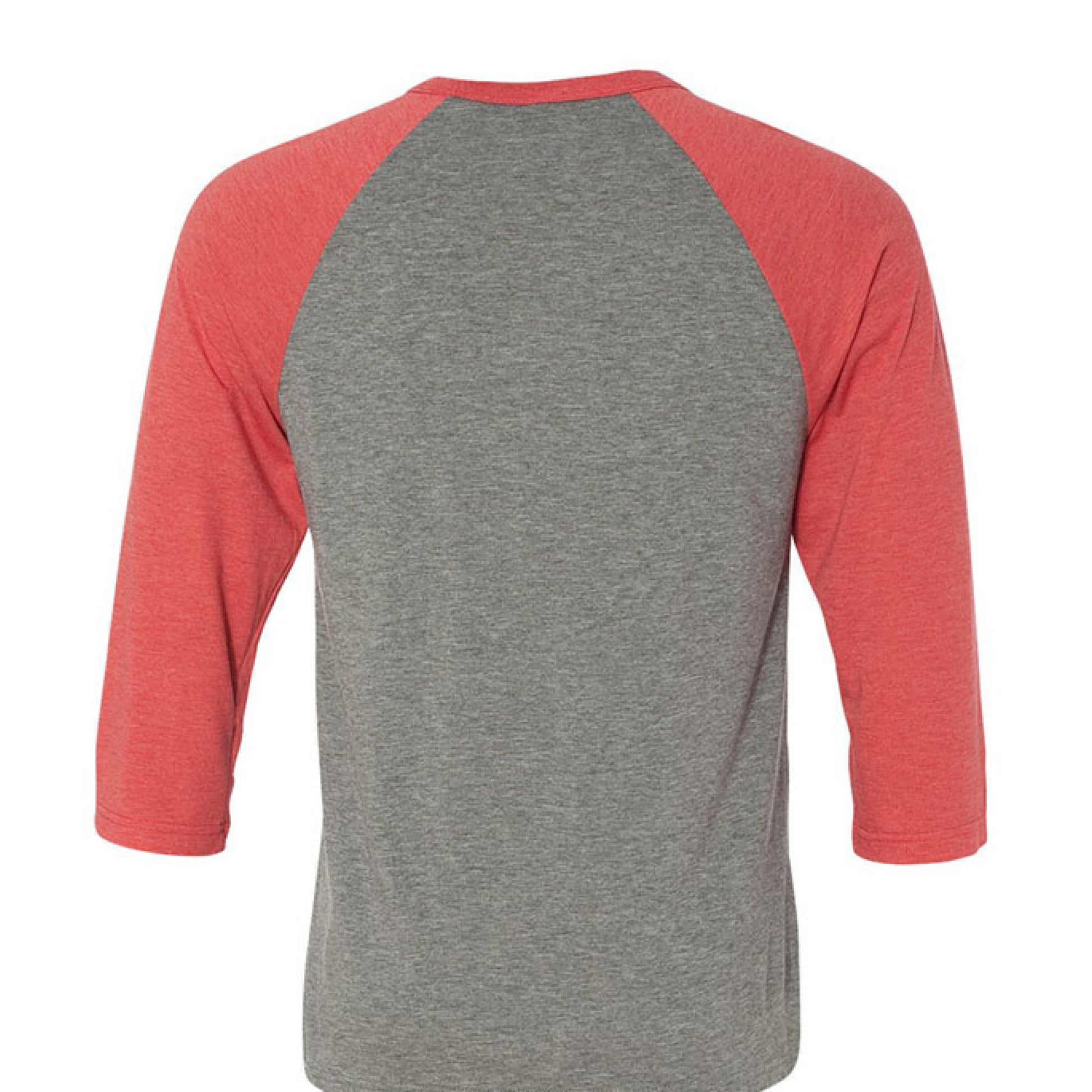 GREY/LT RED TRIBLEND - BACK